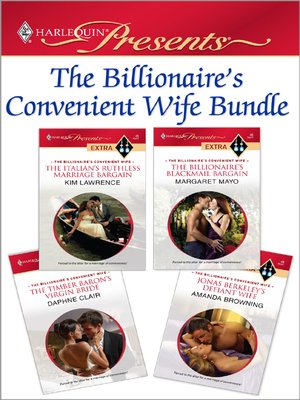 cover image of The Billionaire's Convenient Wife Bundle